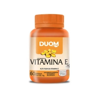Duom Vitamina e Antioxidante 1 Cápsula Ao Dia C/ 60 Cápsulas Alto Teor de Vitamina e em Oferta na Shopee