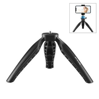 PULUZ Montagem Simples De Mini Tripé De Mesa ABS Com Parafuso De 1/4 De Polegada Para DSLR & Câmeras Digitais , Altura De Trabalho : 9cm (Preto)