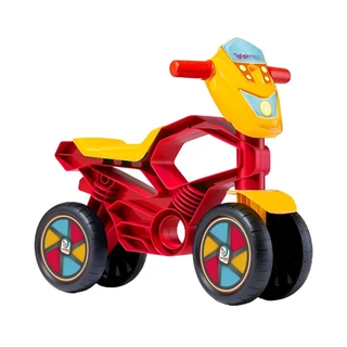 Veiculo de Brinquedo Totokross Andador Motoca De Equilíbrio 4 Rodas Sem Pedal Vermelha 8018 Cardoso