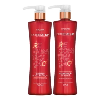Kit Shampoo E Reconstrução Extreme Up Itallian Color