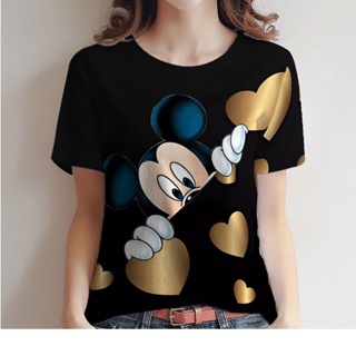 Women Disney Cute Mickey Mouse Print Summer Vest Tank Tops Sleeveless Crew  Neck Casual Streetwear Loose Camisole Girls Clothes - AliExpress