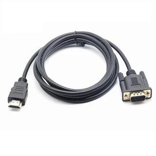Cabo Hdmi Macho Para Vga Macho 1.5 Metros PC/ TV