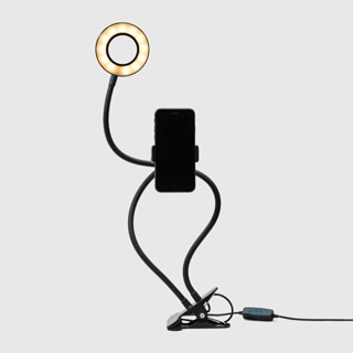 Anel de Luz Led com Suporte Flexível - Ring Light 10cm