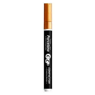 CANETA PARA PORCELANA OURO 2mm