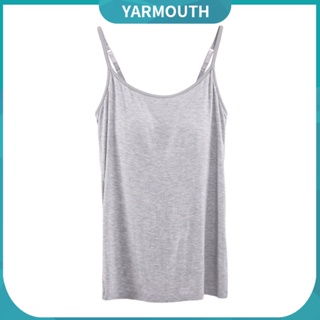 YYR-- Alças Ajustáveis Colete De Soutien Sólido Sem Mangas Cor Feminino  Sling Casual Bra Tank Top