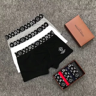 [1pcs-Boxless] Roupas íntimas masculinas de algodão puro Roupas íntimas masculinas populares Roupas íntimas masculinas de boxe Amigo da Pele Cuecas íntimas masculinas de boxe