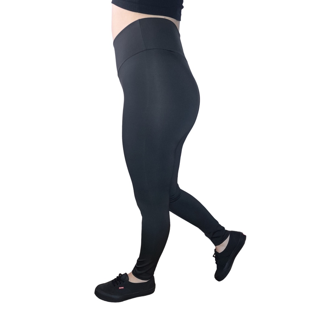 Calça legging preta básica