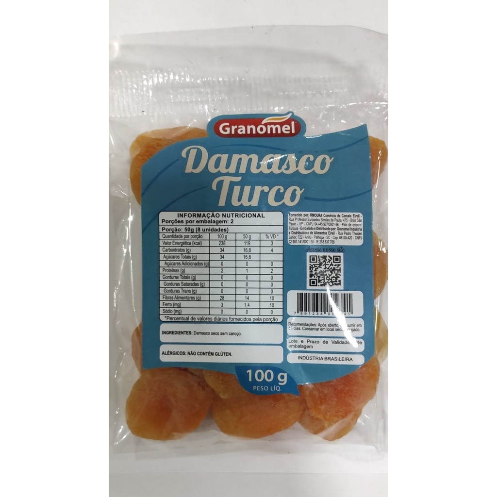 Damasco Seco 500g Uniagro – Atacadão Toda Hora