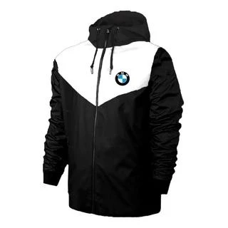 Corta vento otima qualidade BMW blusa de ziper