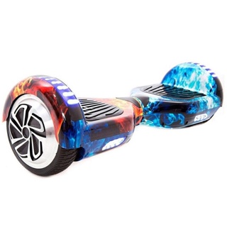 Hoverboard Skate Elétrico 6.5 Led Bluetooth Fogo Gelo