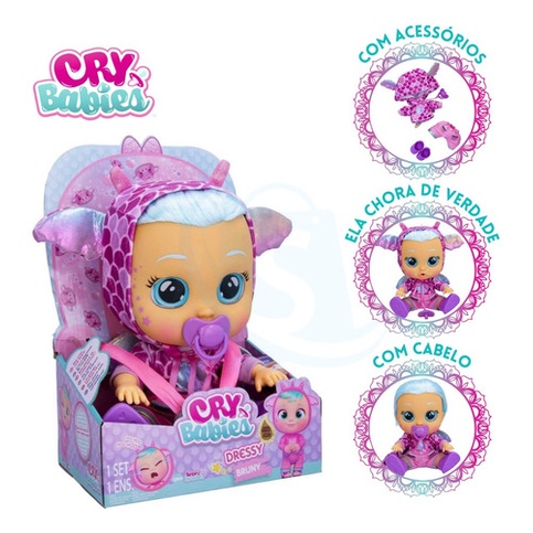 Boneca Lovely Babies Faz Xixi 34 Cm Com Acessórios Bambola em Promoção na  Americanas