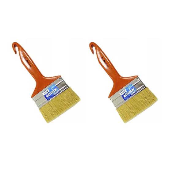 Kit 2 Pincel Trinchas Para Pintura Tigre Media 696 4 Polegadas Cerda ...