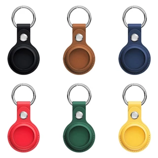 Case Capa de Couro para Airtag Modelo Chaveiro Air Tag em Oferta na Shopee