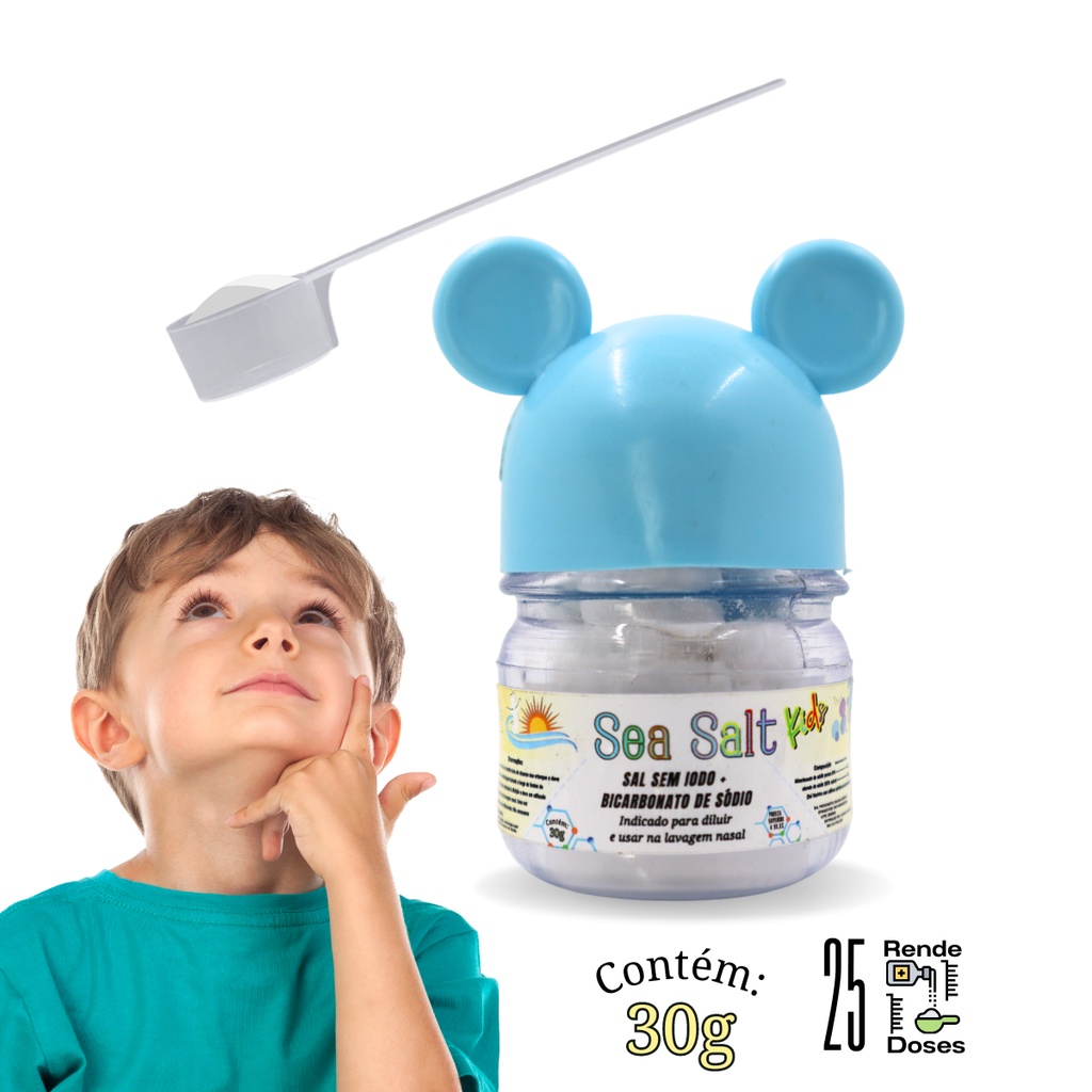 Kit Lavagem Nasal Infantil - Sea Salt Brasil