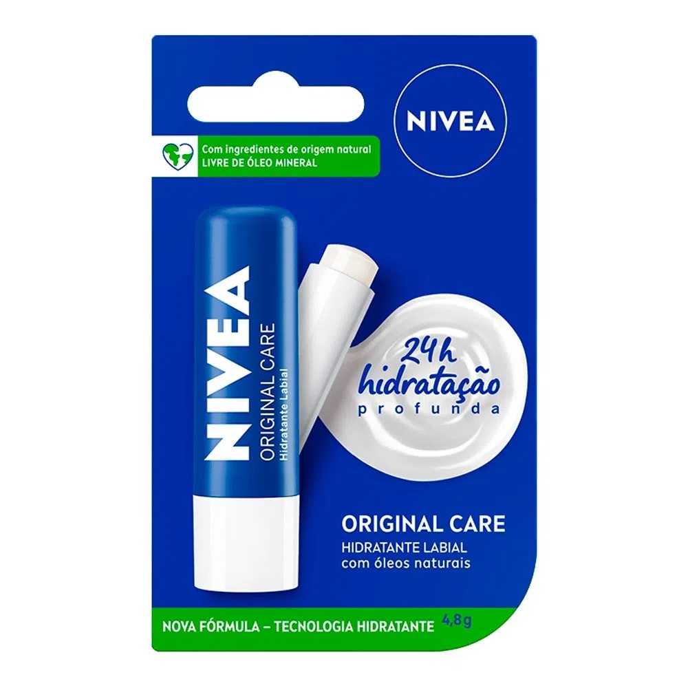 Hidratante Labial Nivea 4,8g | Shopee Brasil