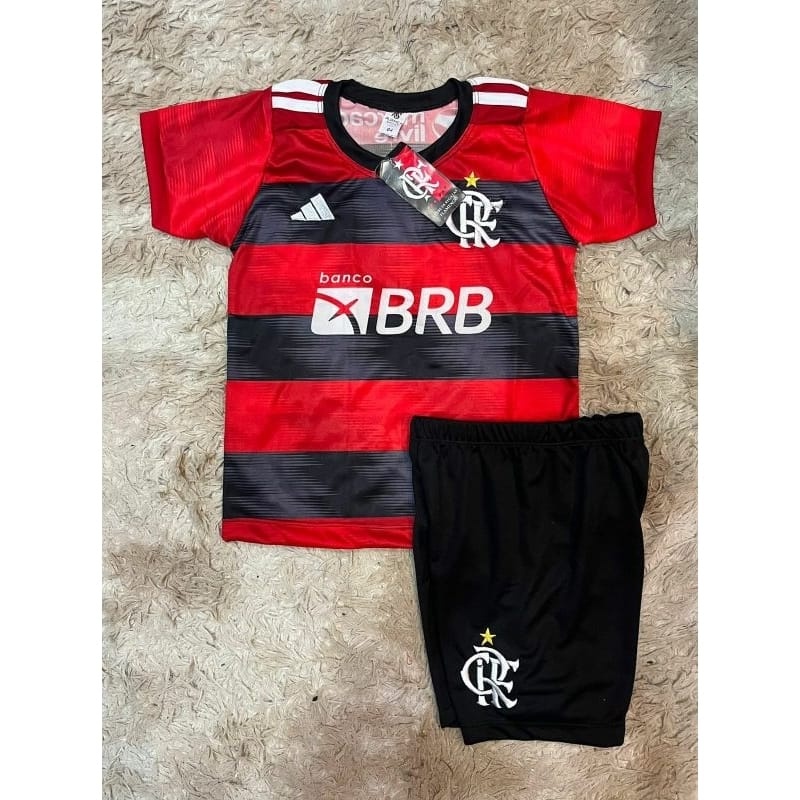 Conjunto do Flamengo Tradicional MAIS VENDIDO Temporada 2023-2024 Frete Grátis ENVIO IMEDIATO
