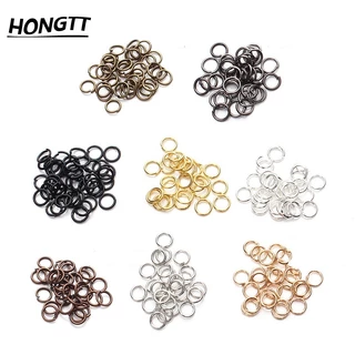 200 Pcs Abrir Círculo Anéis De Pular Colar Pulseira Brinco Pingente De Conectores DIY Fazer Jóias Acessórios Artesanato