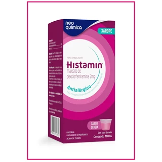 Histamin 2mg/5ml Xarope Com 100ml - Neo Química