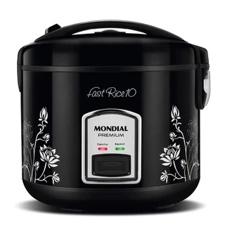 Panela de Arroz Elétrica Mondial Preto 700W PE-44-10X -110V