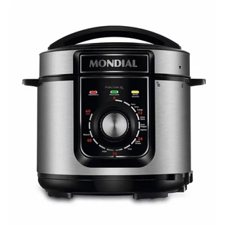 Panela de Pressão Elétrica Mondial Preto PE-48-5L-I -220V