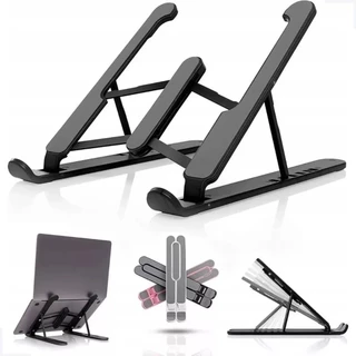 SUPORTE PARA COMPUTADOR NOTEBOOK LAPTOP COM SILICONE E REGULAÇÃO UNIVERSAL.