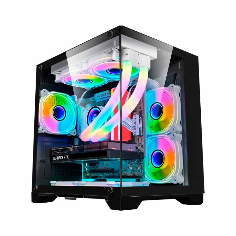 Gabinete Gamer Gamemax G510WT-DBB Optical C/3 Fans – Branco - Época Eletro