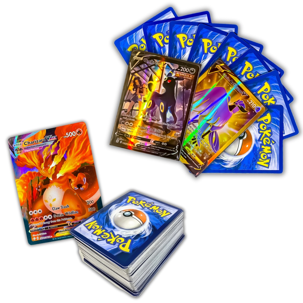 Kit 10 Cartas Pokemon Vmax