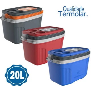 Caixa Térmica 20 Litros Cabe 26 Latas Escolhe Cor Termolar
