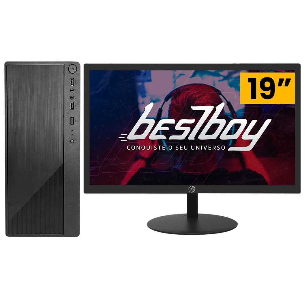 Computador Cpu Intel Core I7 8gb Hd 1tb C/ Monitor 19