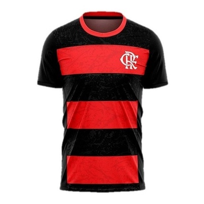 Camiseta de time Flamengo raça rubro negra masculina