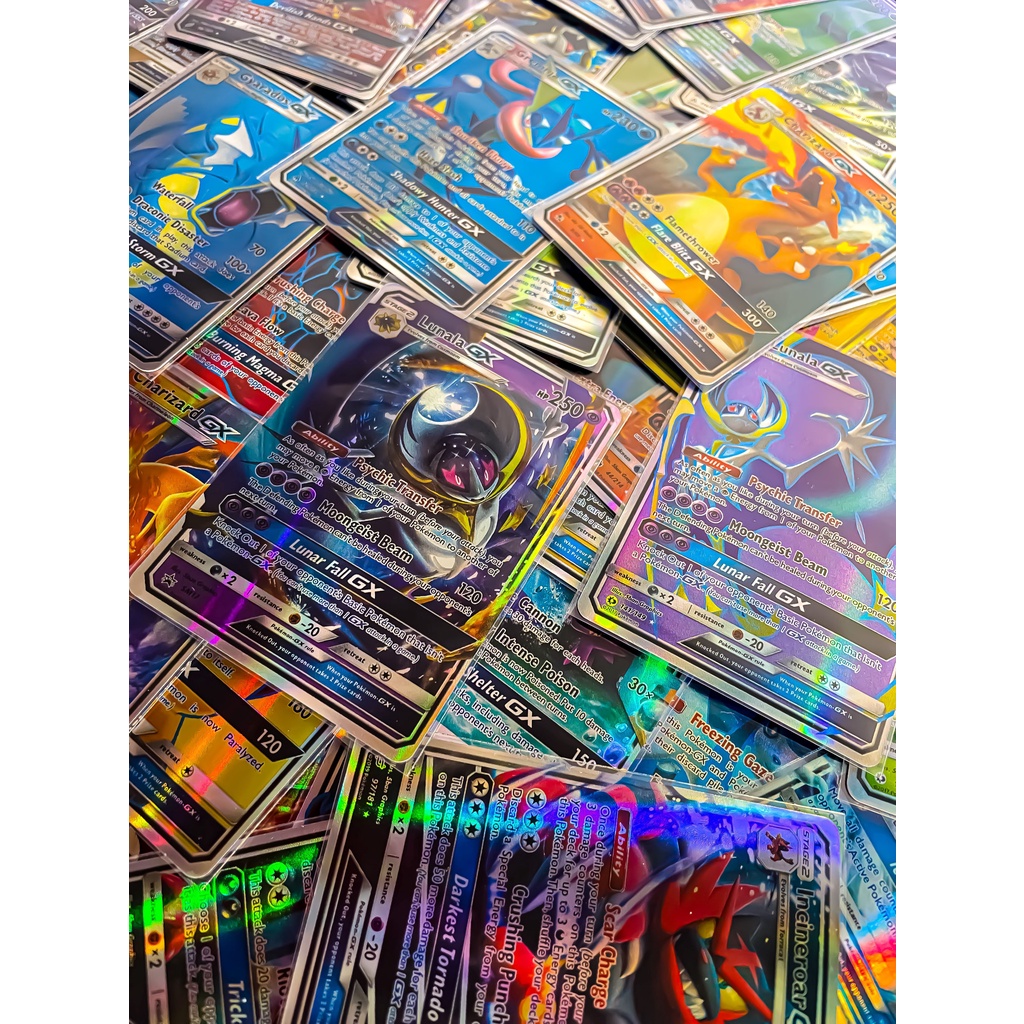 Lote 40 Cartas Pokémon Gx Sem Repetidas Cartinhas Pokemon