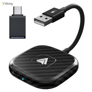 YT-Adaptador Sem Fio Compatível Para CarPlay Android Auto 2.4Ghz 5GHZ Transmissão De Dados Dongle De Vídeo Multimídia