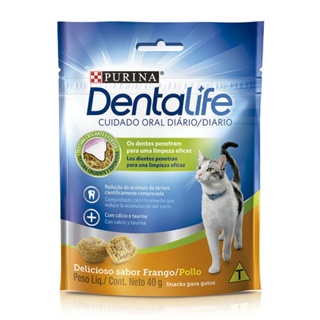 Petisco Dentalife Gatos Raças Grandes 40g