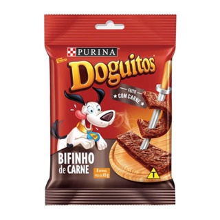 Pesticida Nestlé Purina Doguitos Bifinho Carne 65g