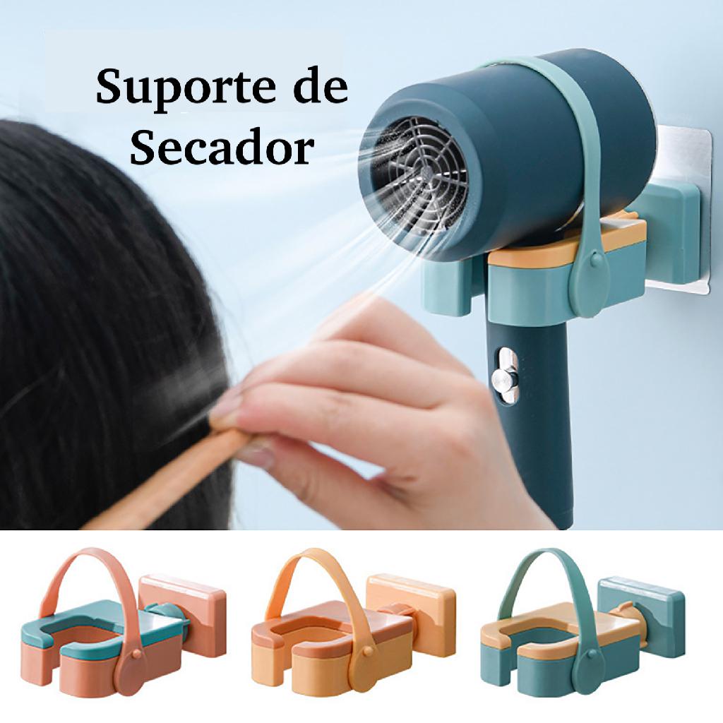 SKY DREAM Suporte de secador de cabelo, suporte de parede adequado para a  maioria dos secadores de cabelo, suporte de secador de cabelo para banheiro