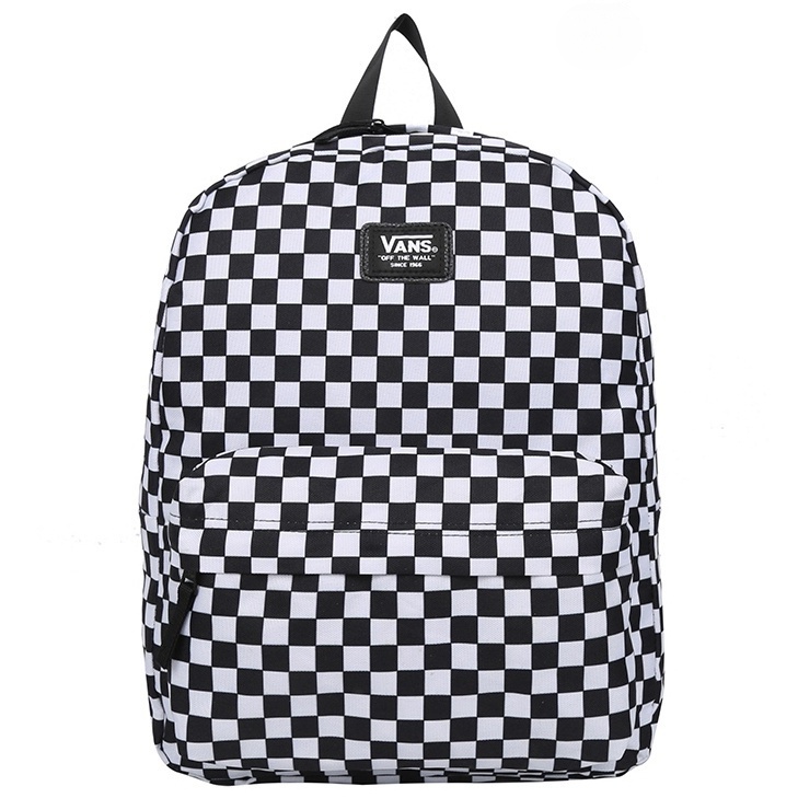 Mochila Casual Leve De Grande Capacidade Para Estudantes Do Ensino Médio vans 025