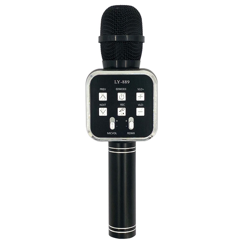 LY889 Wireless Blue tooth Karaoke Microphone with Multi-Color LED