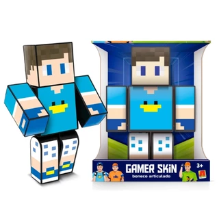 Beto Gamer Boneco 25cm Familia Arqueira Minecraft Articulado Youtuber