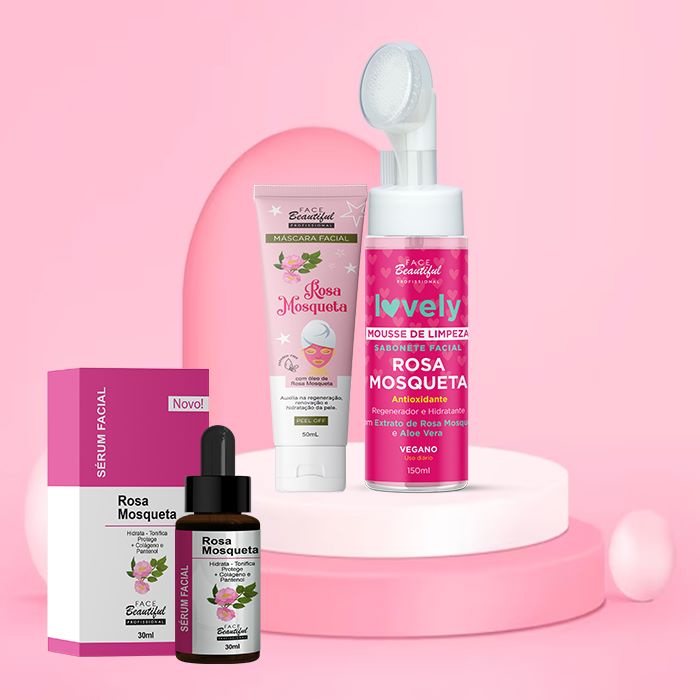 Beautiful Skin セット Kit Face Beautiful Skin Care e Cuidados Elimina Impurezas e