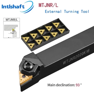 Porta-Ferramentas De Torneamento Externo WTJNR2020K16 WTJNR 616H16 WTJNR2525M16 TNMG Conjunto De Corte Para Torno De Insertos De Metal Duro