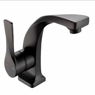Torneira De Banheiro Curva Bow Misturador Monocomando Baixa Preto