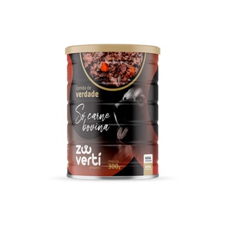 Ração úmida Papapets para Cães Carne Bovina Lata 300g
