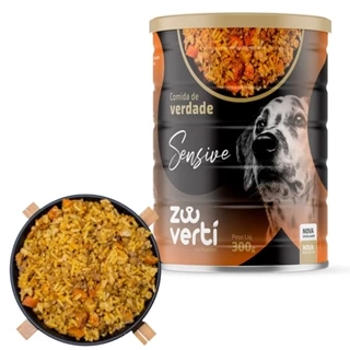 Zooverti Sensive Alimentação Úmida 100% Natural Para Cães Com Sensibilidade ao Frango 300g