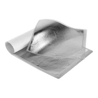 FOLHA DE PRATA 14X14 CM PCT 25 UNDS ARTESANATO RESTAURAÇÃO