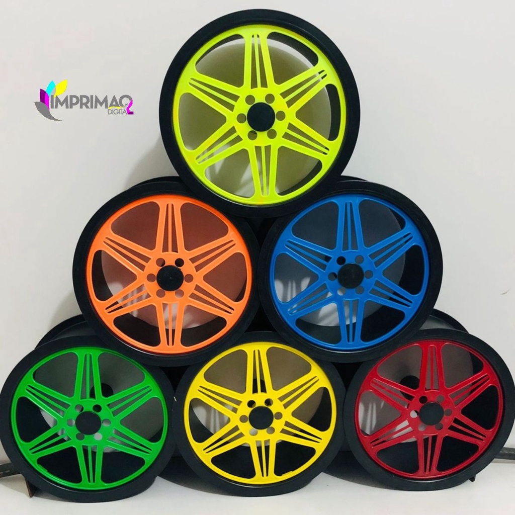 Carretilha Carretel Grande 26cm Verde Rolamento Duplo