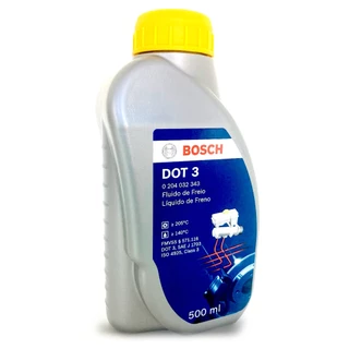 Fluido Oleo De Freio Dot 3 Bosch Original Carro E Moto 500ml