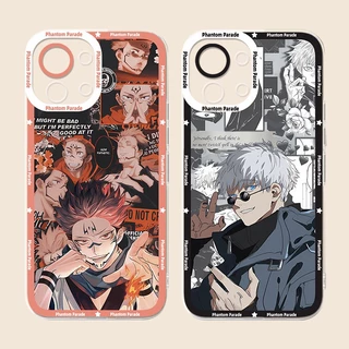 Capa Capinha Case Samsung Galaxy A15 A25 A05 A05S A21S A03 A20S A03S A02S A71 A11 A02 A20 A30 A32 A13 A12 A30S A50 A50S A7 2018 A10S A04 A52 A52S A31 A53 A51 M11 M12 M02 A23 Estojo De Telefone Gojo Satoru anime Fofo E Claro