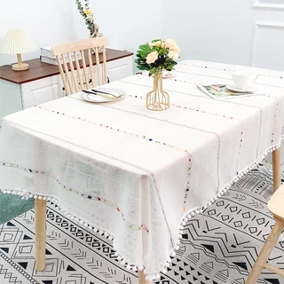 Toalha De Mesa Decoração de borla de doces arco-íris Vários tamanhos