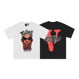 Camiseta Vlone Rodman Moda Skatista StreetWear 100 % Algodão fio 30.1 Lançamento 2023 Envio Imediato - Mevak