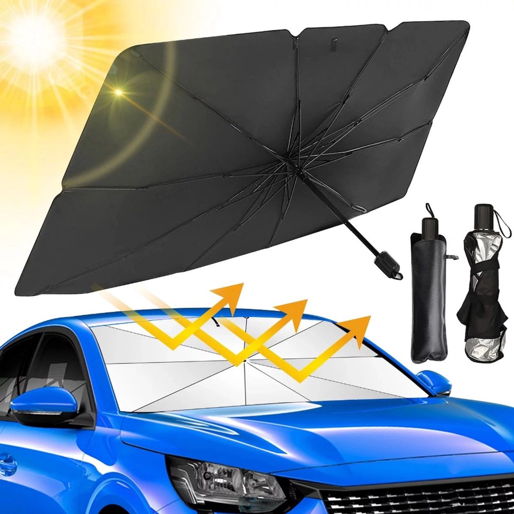 Guarda Sol Parabrisa Carro Proteção Solar Uv Guarda Chuva | Shopee Brasil
